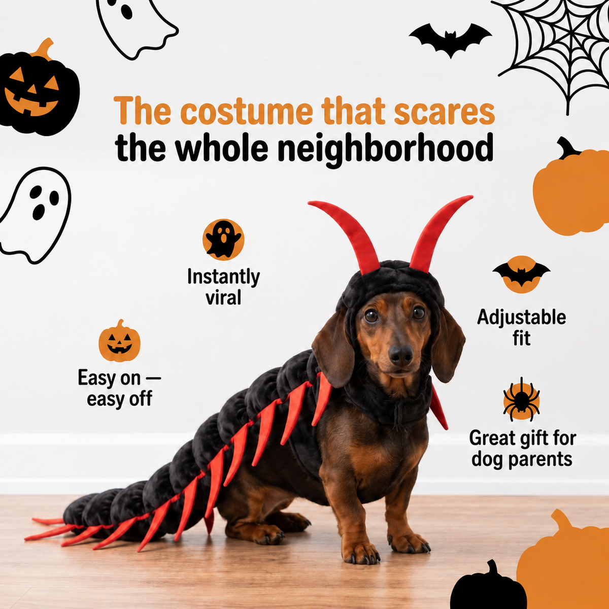 CentiPaws™ Centipede Pet Costume