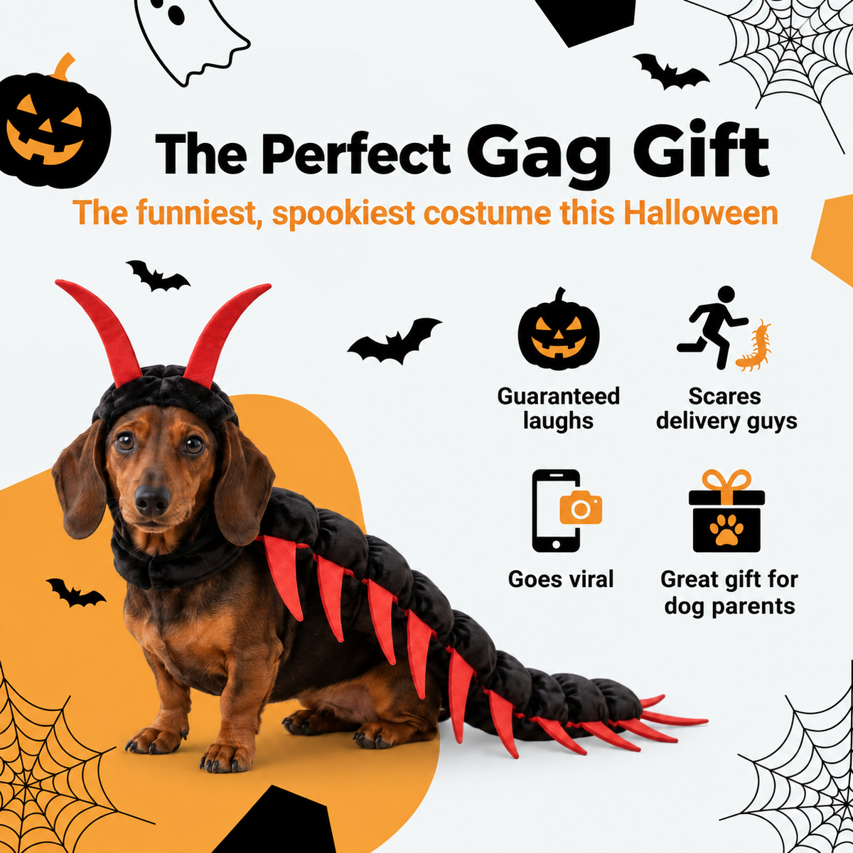 CentiPaws™ Centipede Pet Costume